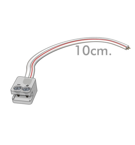 KIT silikonlim for LED-strips + kobling + deksel + endelokk - IP65
