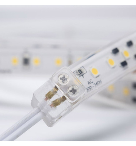 KIT silikonlim for LED-strips + kobling + deksel + endelokk - IP65