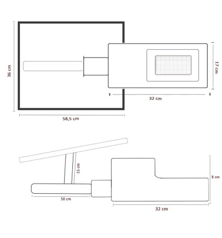 ECO Solar cell LED gatubelysning 100W SANAN Programmerbar