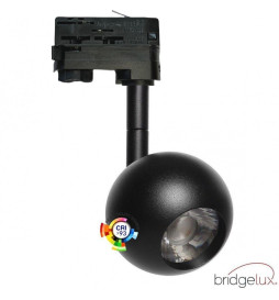 LED Tracklight 10W FENIX - BLACK - 3-PHASE rails - CRI+93