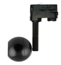 LED Tracklight 10W FENIX - BLACK - 3-PHASE rails - CRI+93