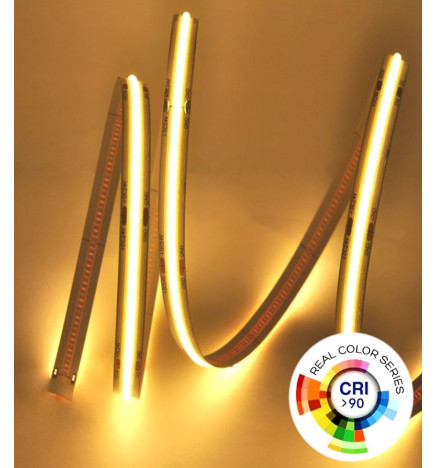 LED Strip COB 220V | 640 LED/m | 50m | FLIP CHIP | 1650Lm | 15W/M | CRI90 | IP20 | Cut 100cm
