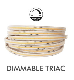 LED Strip COB 220V | 640 LED/m | 50m | FLIP CHIP | 1650Lm | 15W/M | CRI90 | IP20 | Cut 100cm