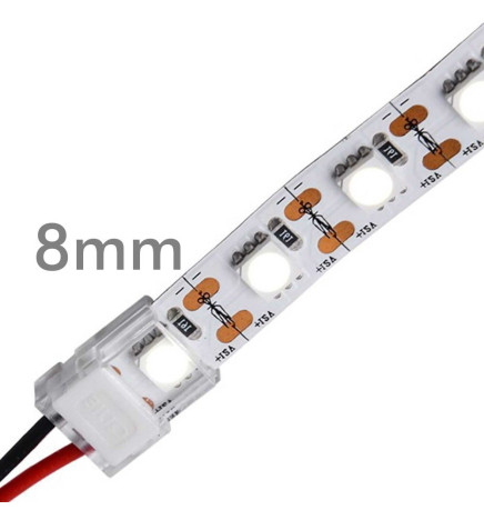 Kontakt för COB + SMD LED-remsor - 8mm - IP20