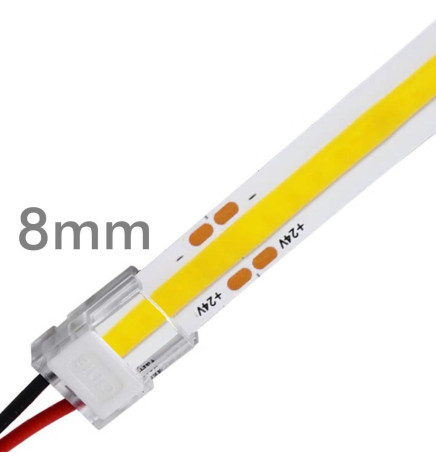 Kontakt för COB + SMD LED-remsor - 8mm - IP20