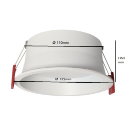 18W LED Downlight Round - OSRAM CHIP DURIS E 2835 - CCT - UGR17