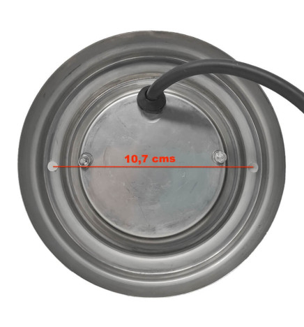 Foco Led Submersíveis - 18W - DC12V -  IP68 - Aço inoxidável