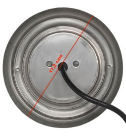 Lámpara LED RGB Sumergible 36W - DC12V - IP68 - Acero Inoxidable