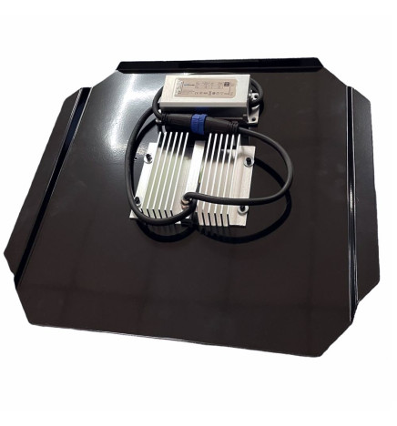 Optisk LED-modul 40W Bridgelux til gadebelysning + Stålplade