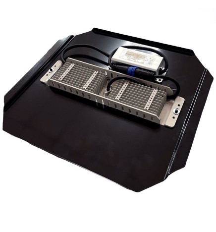 LED-modul 50W MAGNUM Bridgelux 136ºx78º + Stålplade