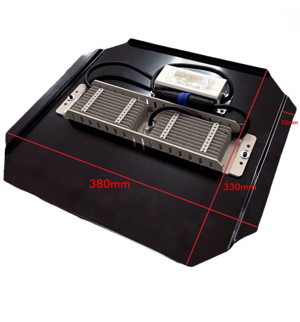 Módulo LED 50W MAGNUM Bridgelux 136ºx78º + Chapa  Acero