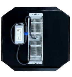 LED-modul 50W MAGNUM Bridgelux 136ºx78º + Stålplade
