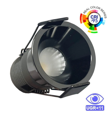 Empotrable LED 6W  Bridgelux Chip  -  40° - UGR11