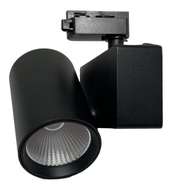 LED Tracklight 40W MADRID Black PHILIPS Driver single-phase rails - CRI+98