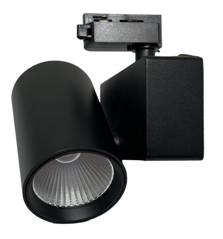 LED Tracklight 40W MADRID Black PHILIPS Driver single-phase rails - CRI+98