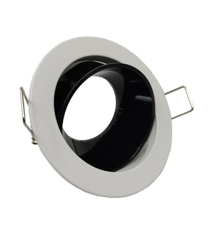 Justerbar rund ring for GU10 MR16 LED dikroisk - Ø85mm - Aluminium