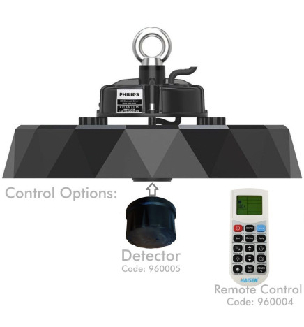 Cloche LED UFO DIAMOND 200W Philips Xitanium - Dimable 1-10V - 170lm/w - IP65