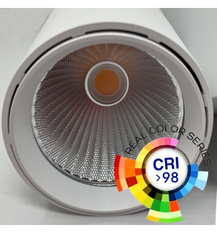 LED Tracklight 40W MADRID White PHILIPS Driver single-phase rails - CRI+98