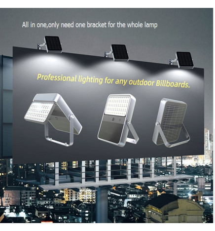 Aurinko LED Valonheitin SOLCELLE 100W - ALL IN ONE- 5000K