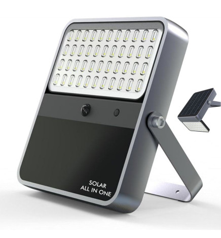 Foco Proyector Exterior SOLAR LED 100W - ALL IN ONE- 5000K