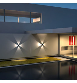 Applique LED E27 GOTHENBURG INOX - Extérieure IP44