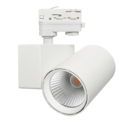 LED Tracklight 40W MADRID White PHILIPS Driver THREE-PHASE rails - SPECIAL FOR FOOD