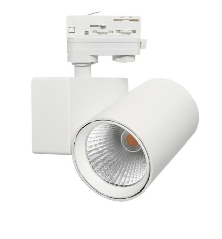 LED Tracklight 40W MADRID White PHILIPS Driver THREE-PHASE rails - SPECIAL FOR FOOD
