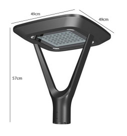 LED gadebelysning 10W - 60W TURIN MeanWell Driver Programmerbar SMD5050 240Lm / W