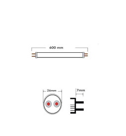 LED Tube Glass - 10W - 60cm T8 - 160 Lm/W - MAX LUMENS - 1600Lm