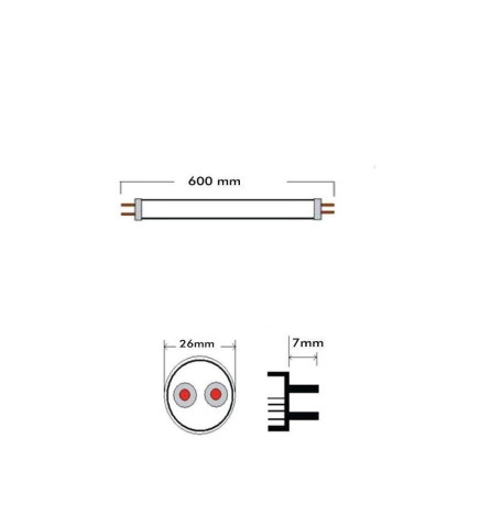LED Tube Glass - 10W - 60cm T8 - 160 Lm/W - MAX LUMENS - 1600Lm