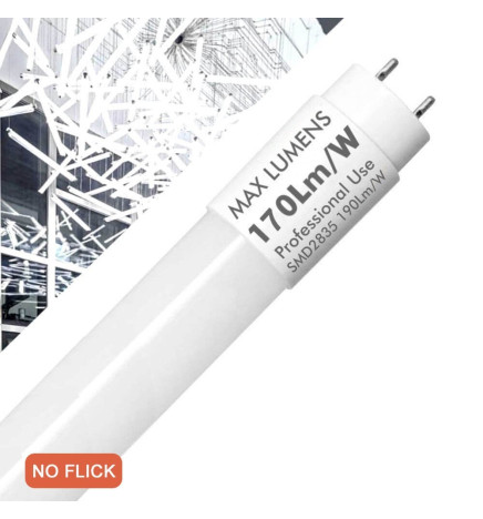 LED Tube Glass - 10W - 60cm T8 - 160 Lm/W - MAX LUMENS - 1600Lm