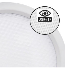 Encastrável 12W Circular - OSRAM CHIP DURIS E 2835 - CCT -  UGR17