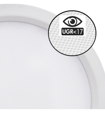 Encastrável 12W Circular - OSRAM CHIP DURIS E 2835 - CCT -  UGR17