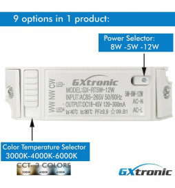 Faretto Downlight LED 12W Circolare - OSRAM CHIP DURIS E 2835 - CCT - UGR17