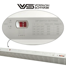 LED-skinnespot  66W - LINEÆR  ARENDAL - Hvid 3-faset skinne - 150cm