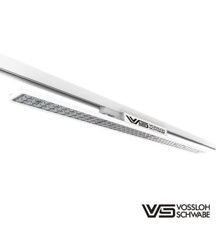 LED-skinnespot  66W - LINEÆR  ARENDAL - Hvid 3-faset skinne - 150cm