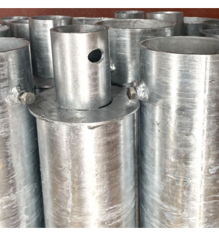 Columna Troncocónica Galvanizada -  6 metros