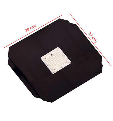 Optisk LED-modul 40W Bridgeluxför gatubelysningv + Stålplåt