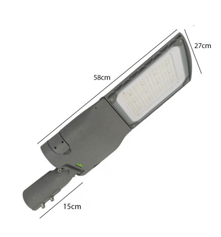 LED gatelys 150W CAPRI Philips Driver Programmerbar SMD5050 240Lm/W