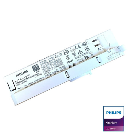 LED-drivrutin - Philips XITANIUM - för trefasspår XI 34W/a0.7-0.85A 40V DS 3CW 230V - 5 års garanti