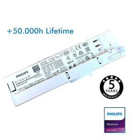 LED-drivrutin - Philips XITANIUM - för trefasspår XI 34W/a0.7-0.85A 40V DS 3CW 230V - 5 års garanti