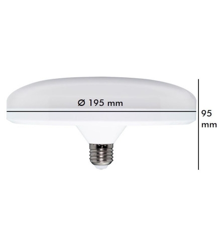 Lámpara LED 26W- E27 - Plato -  IP20