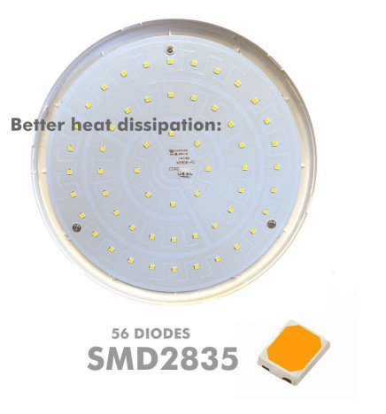 26W LED lamp - E27 - Plate - IP20