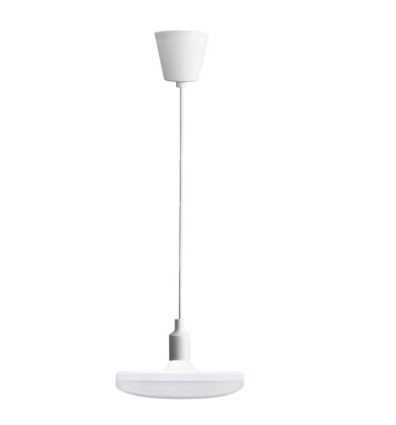 Lampada Sospensione LED - 26W - Bianco - E27 - Piastra