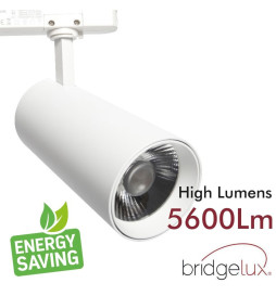 Foco LED 40W - 34W FARUM Blanco Carril TRIFÁSICO - CRI+92 - UGR13 - HIGH LUMEN 140Lm/W