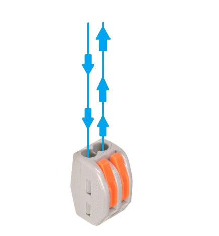 Quick Connector - 2 Entries - PCT-212 for Electrical Cable