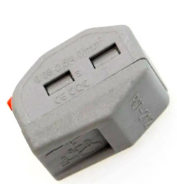 Quick Connector - 2 Entries - PCT-212 for Electrical Cable