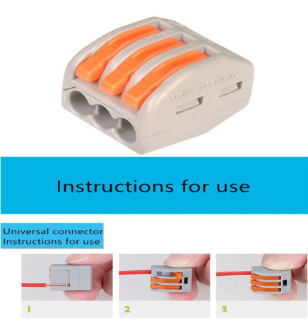 Quick Connector - 3 Entries - PCT-212 for Electrical Cable
