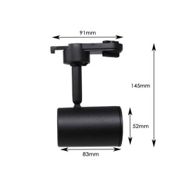BLACK Track Spotlight til GU10 lampe