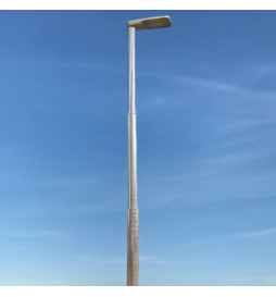 Galvaniserad stolpe för lyktstolpar - Troncoconica - 6 Meter